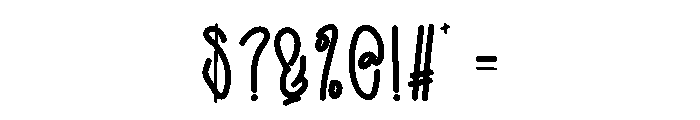 Candy Biscuit Font OTHER CHARS