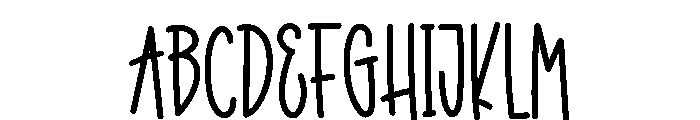 Candy Biscuit Font UPPERCASE