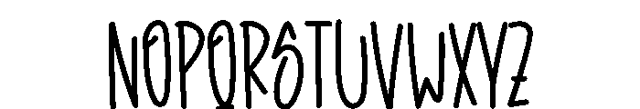 Candy Biscuit Font UPPERCASE
