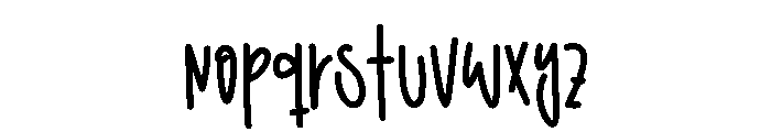 Candy Biscuit Font LOWERCASE