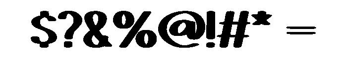 Candy Bloom Regular Font OTHER CHARS