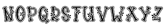Candy Blossom Font UPPERCASE