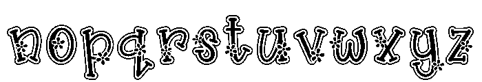 Candy Blossom Font LOWERCASE