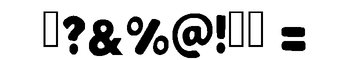 Candy Bold Regular Font OTHER CHARS