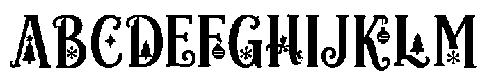 Candy_Cane_Charm Font UPPERCASE