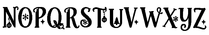 Candy_Cane_Charm Font UPPERCASE