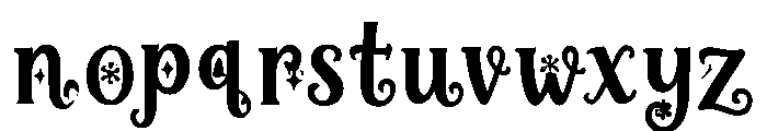 Candy_Cane_Charm Font LOWERCASE