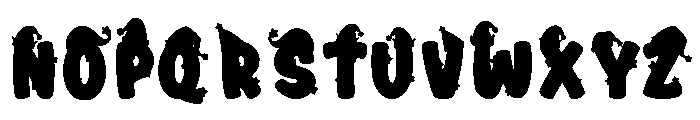 Candy Cane Elf Font UPPERCASE