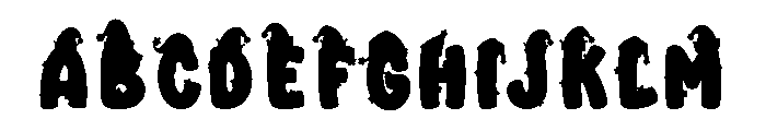 Candy Cane Elf FONT