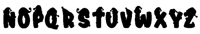 Candy Cane Elf Font LOWERCASE