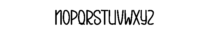 Candy Cutesmile Font LOWERCASE