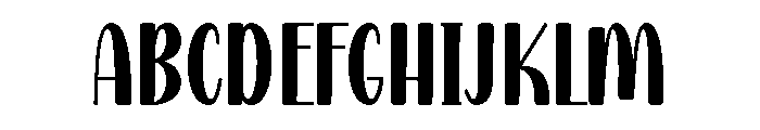 Candy Diary Regular Font UPPERCASE