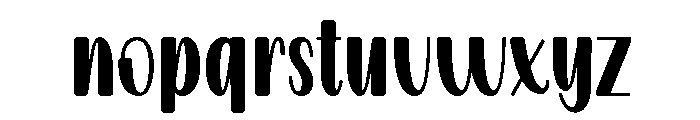 Candy Diary Regular Font LOWERCASE