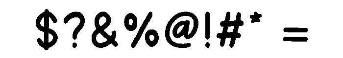 Candy Dreams Font OTHER CHARS