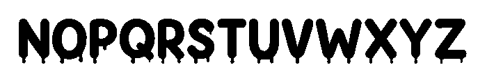 Candy Drip Font UPPERCASE