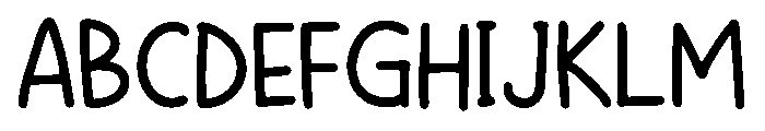 Candy Gulali Regular Font UPPERCASE