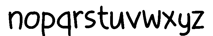 Candy Gulali Regular Font LOWERCASE
