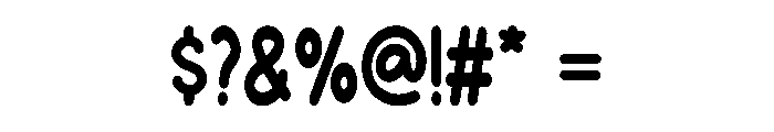 Candy Hatch Regular Font OTHER CHARS