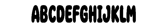 Candy Hug Font UPPERCASE
