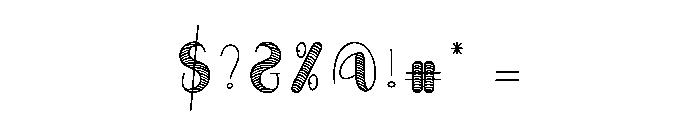 Candy January Font OTHER CHARS