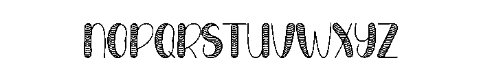 Candy January Font LOWERCASE