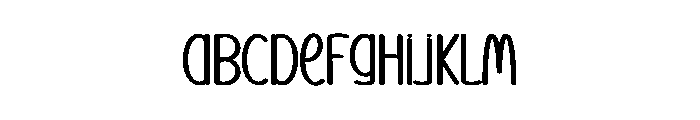 Candy Light Font UPPERCASE