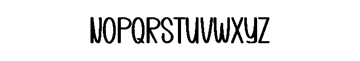 Candy Light Font UPPERCASE