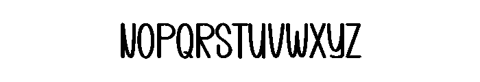 Candy Light Font LOWERCASE