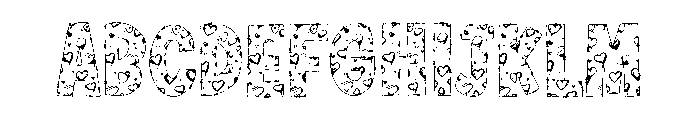 Candy Love Puffy Font UPPERCASE