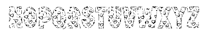 Candy Love Puffy Font UPPERCASE