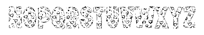 Candy Love Puffy Font LOWERCASE