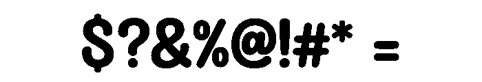 Candy Lucky Font OTHER CHARS