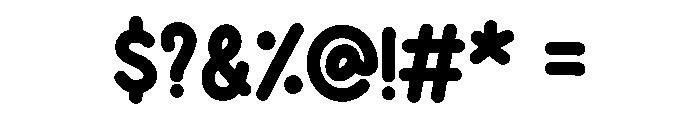 Candy Melt Regular Font OTHER CHARS