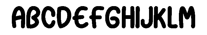 Candy Melt Regular Font UPPERCASE