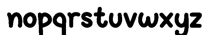 Candy Melt Regular Font LOWERCASE