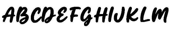 Candy Milk Regular Font UPPERCASE