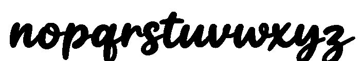 Candy Milk Regular Font LOWERCASE