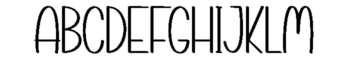 Candy Newyear Font UPPERCASE