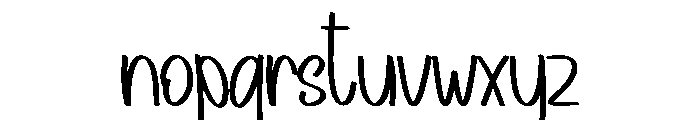 Candy Newyear Font LOWERCASE