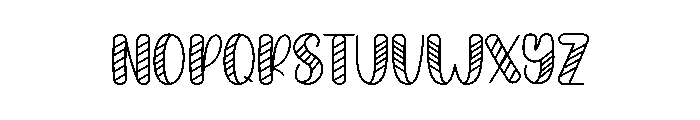 Candy Planner Font LOWERCASE