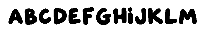 Candy Poppins Regular Font UPPERCASE