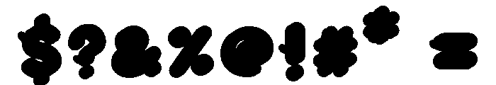 Candy Puff Font OTHER CHARS