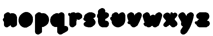 Candy Puff Font LOWERCASE
