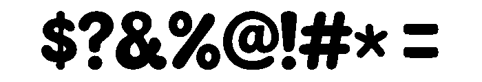 Candy Rounded Font OTHER CHARS