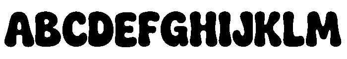 Candy Rounded Font UPPERCASE