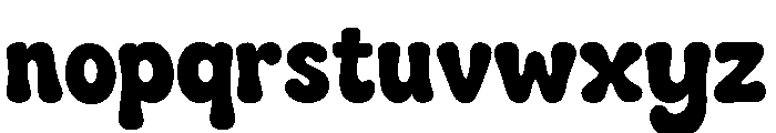 Candy Rounded Font LOWERCASE