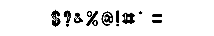 Candy Space Font OTHER CHARS