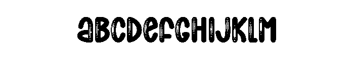 Candy Space Font UPPERCASE