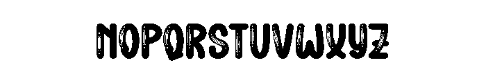 Candy Space Font UPPERCASE