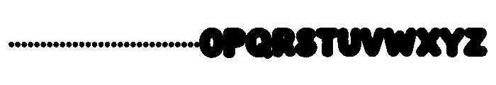 Candy Spot Font LOWERCASE